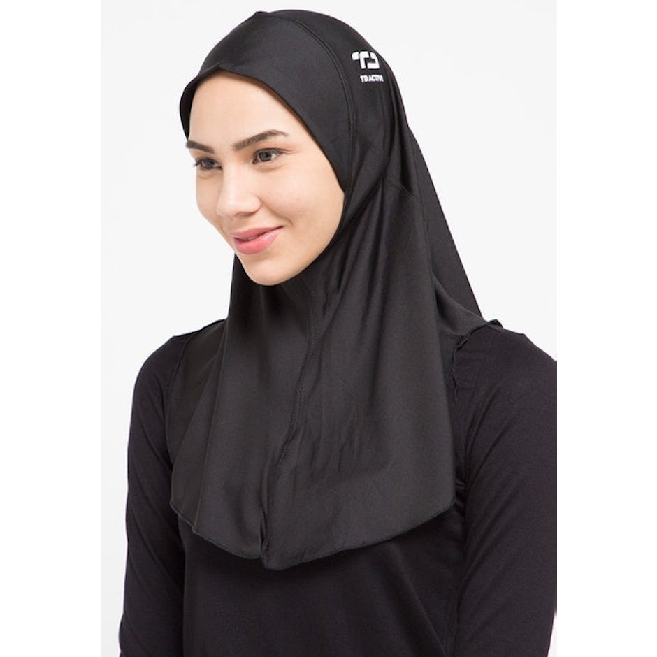 Third Day Co. Apparel TD Active Sport Hijab Zeta Hitam  translation missing: id.activerecord.decorators.item_part_image/alt