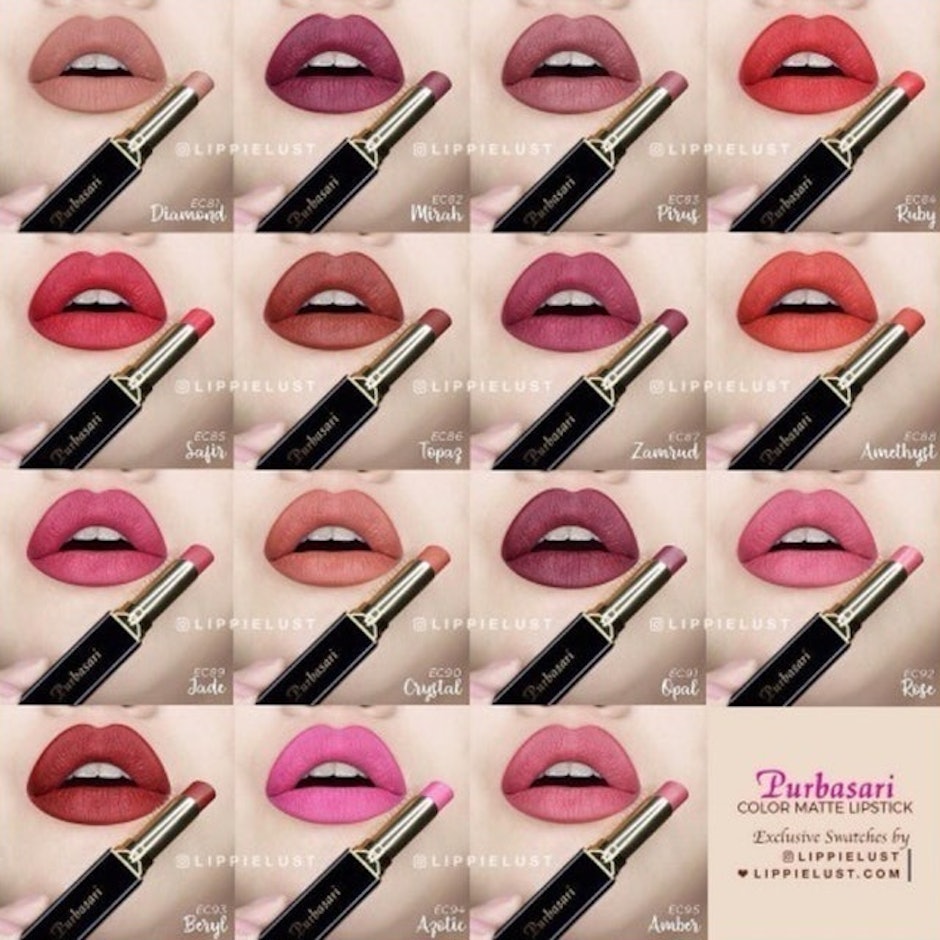 Purbasari Lipstick Color Matte translation missing: id.activerecord.decorators.item_part_image/alt