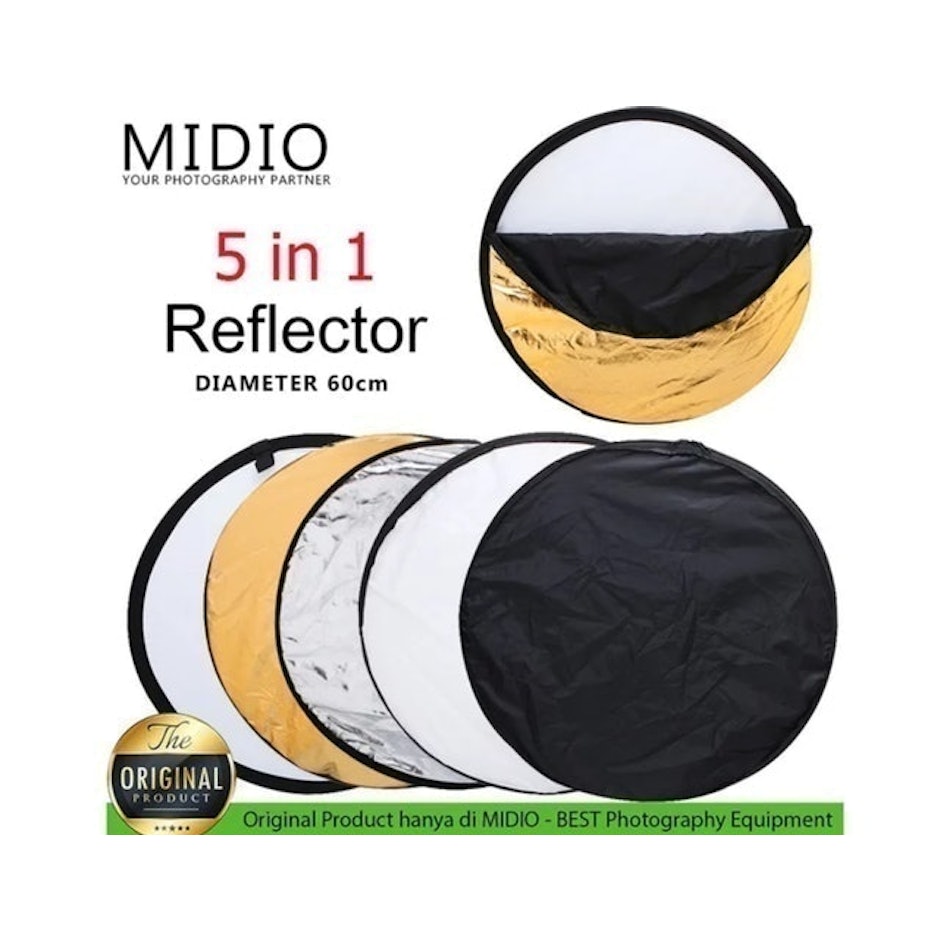 Midio Reflektor Foto 5in1 Midio (Diameter 60cm) translation missing: id.activerecord.decorators.item_part_image/alt
