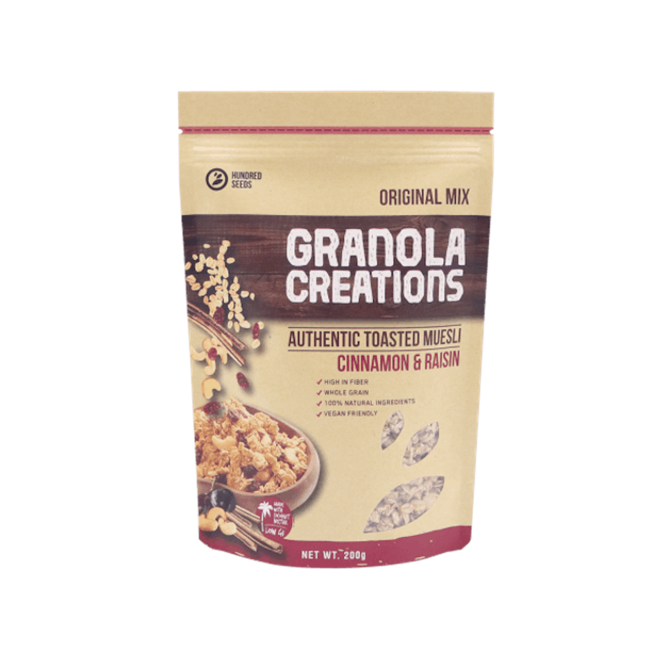 Hundred Seeds Granola Creations Cinnamon & Raisin translation missing: id.activerecord.decorators.item_part_image/alt