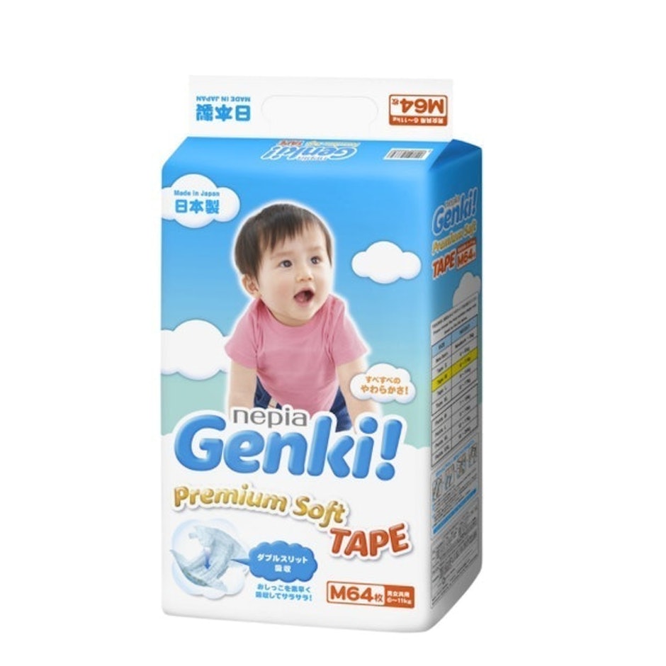 Oji Nepia Nepia Genki! Premium Soft  translation missing: id.activerecord.decorators.item_part_image/alt