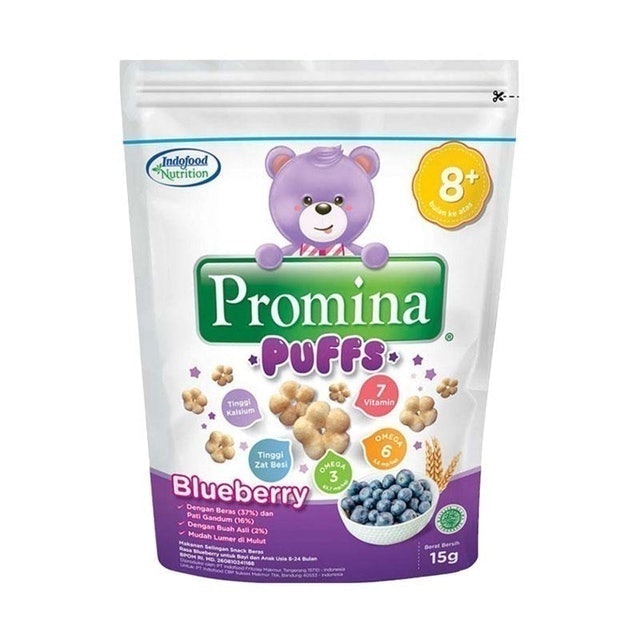 Indofood Nutrition Promina Puffs Blueberry 1