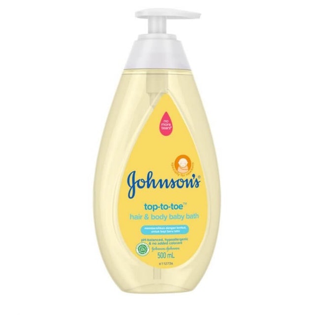 Johnson's Top-To-Toe Hair & Body Baby Bath 1