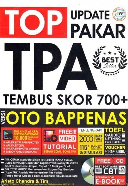 Aristo Chandra & Tim Top Update Pakar TPA Tembus Skor 700+ Versi OTO BAPPENAS 1