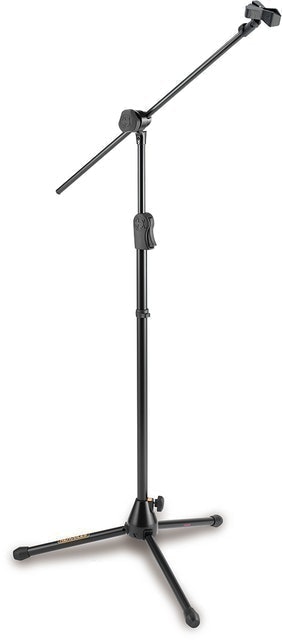 KHS Musical Instruments  HERCULES Ez Clutch Tripod Microphone Stand W/2 in 1 Hideaway Boom 1
