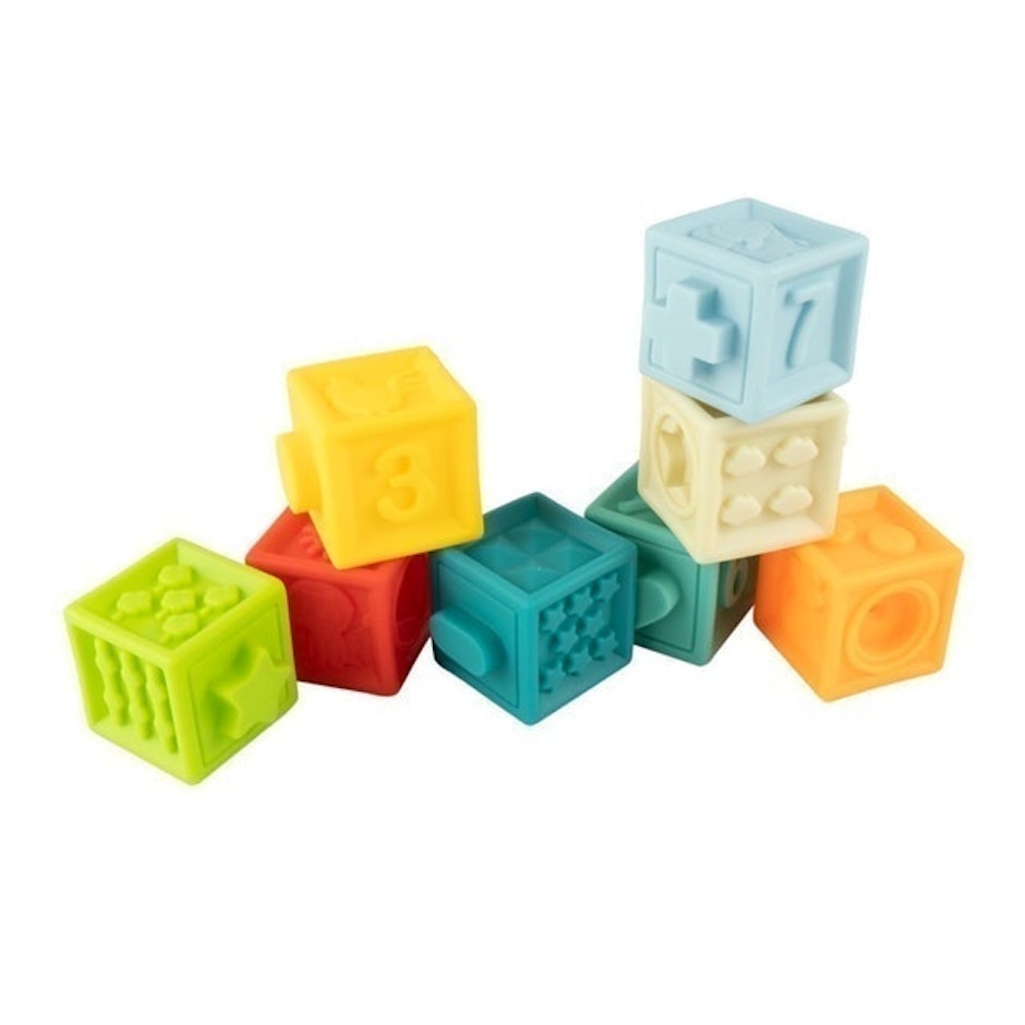 Greda  Puzzle Silicon 2 in 1 Baby Soft Blocks translation missing: id.activerecord.decorators.item_part_image/alt