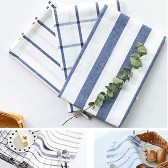 Linen Cotton Stripe Napkin  1