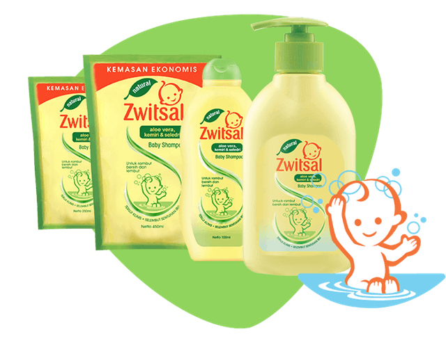 Zwitsal  Baby Shampoo Natural With Aloe Vera Kemiri Seledri 1