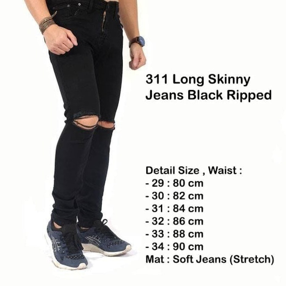 Brotherholicstore Long Skinny Jeans Black Ripped translation missing: id.activerecord.decorators.item_part_image/alt
