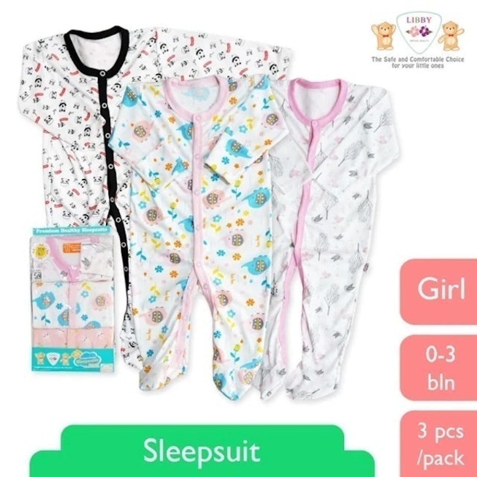 Libby Sleepsuit Premium Healthy Packs  translation missing: id.activerecord.decorators.item_part_image/alt