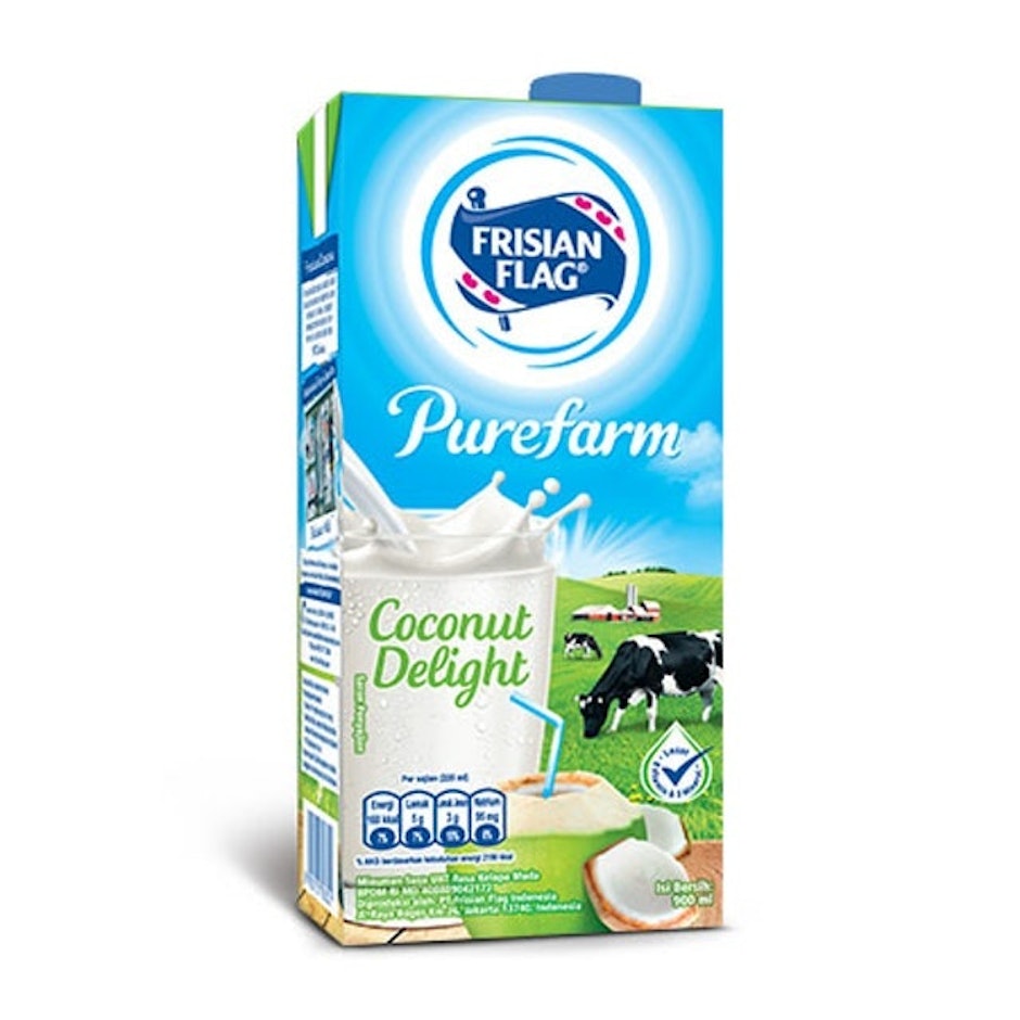 Frisian Flag Purefarm Flavour Milk Coconut Delight translation missing: id.activerecord.decorators.item_part_image/alt
