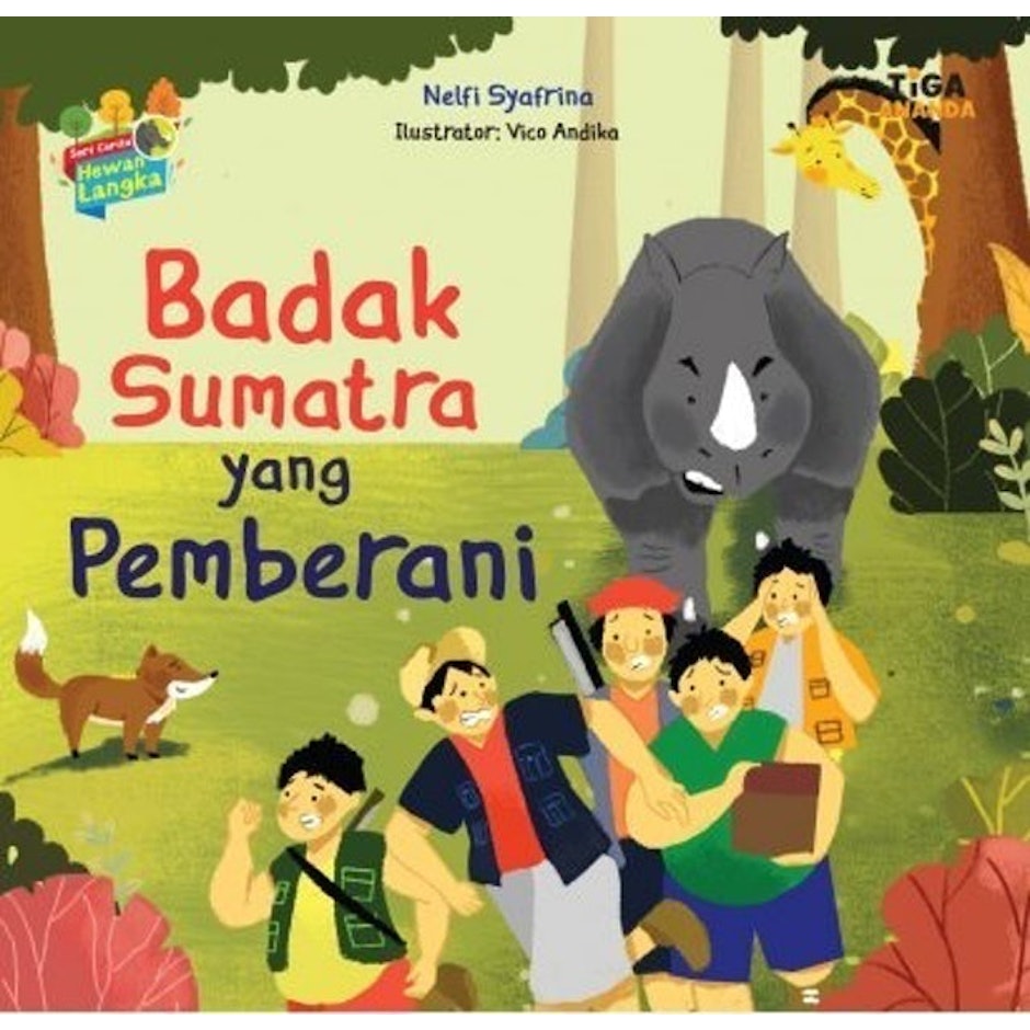 Nelfi Syafrina Seri Cerita Hewan Langka: Badak Sumatra yang Pemberani translation missing: id.activerecord.decorators.item_part_image/alt