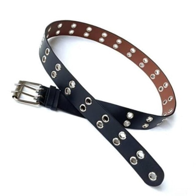 Aura Leather Ring Belt 1