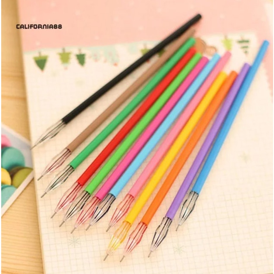 12 Pcs Set Colorful Gel Ink Pen  translation missing: id.activerecord.decorators.item_part_image/alt
