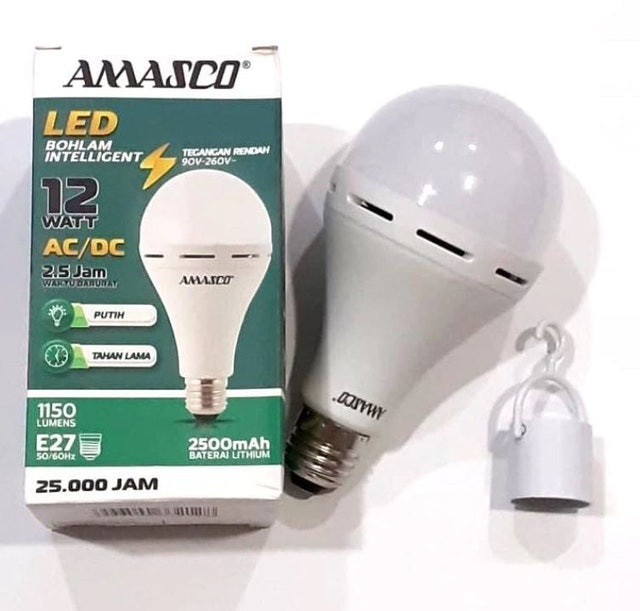 AMASCO Intelligent LED Bohlam Lampu 12 Watt 1