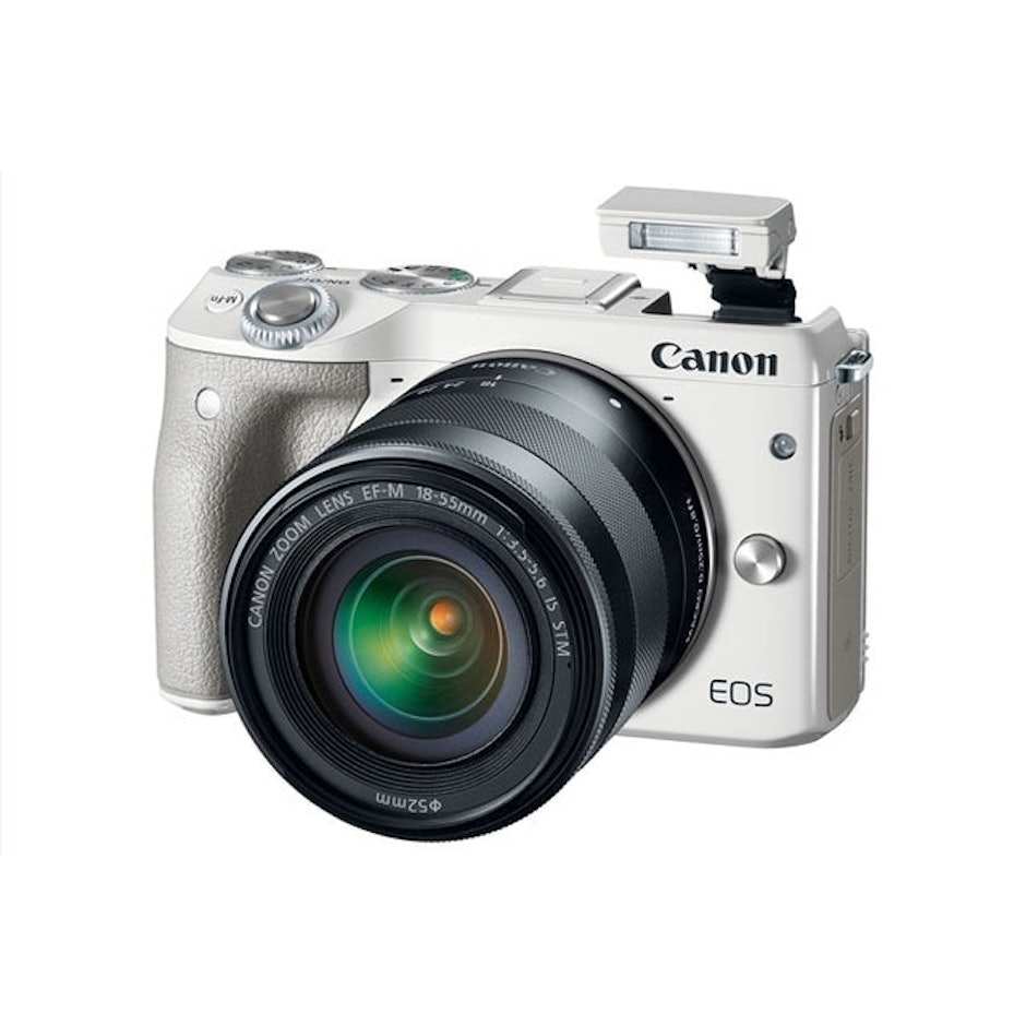 Canon EOS M3 EF-M 18-55mm IS STM Kit White translation missing: id.activerecord.decorators.item_part_image/alt