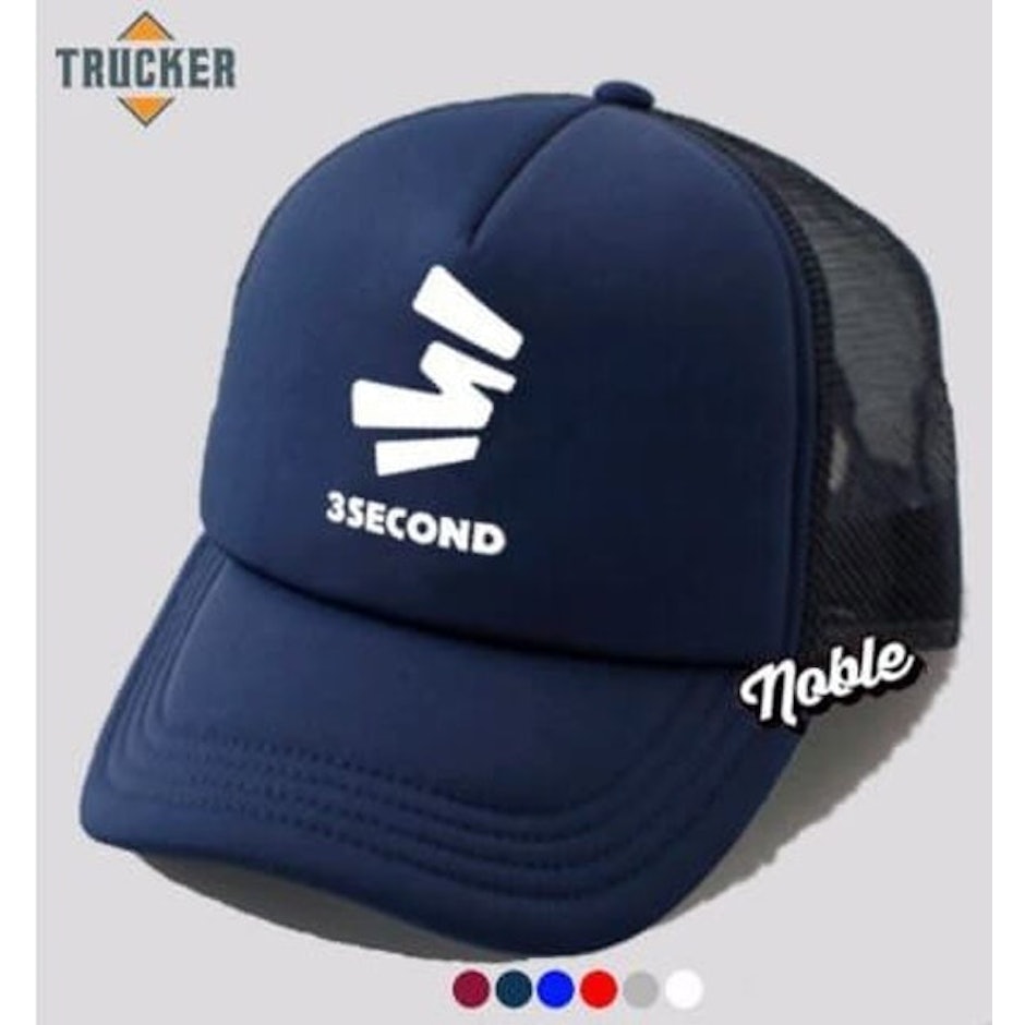 3 Second Trucker Hat translation missing: id.activerecord.decorators.item_part_image/alt