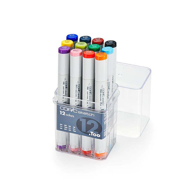 Too Marker Products Copic Sketch 12 Color Set 1