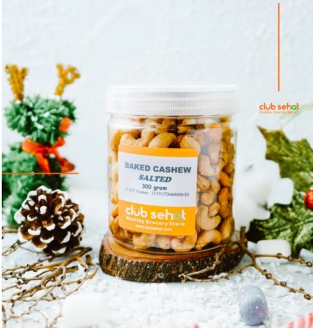 Club Sehat Baked Cashew Salted 300 G 1