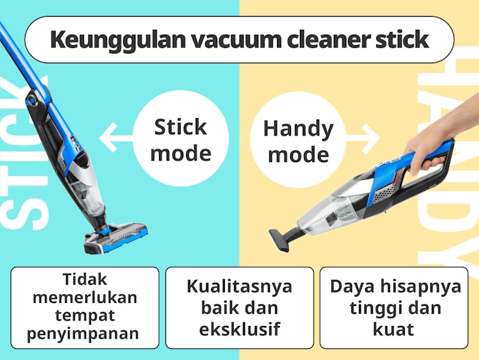 Temukan vacuum cleaner stick yang sesuai dengan tujuan penggunaan