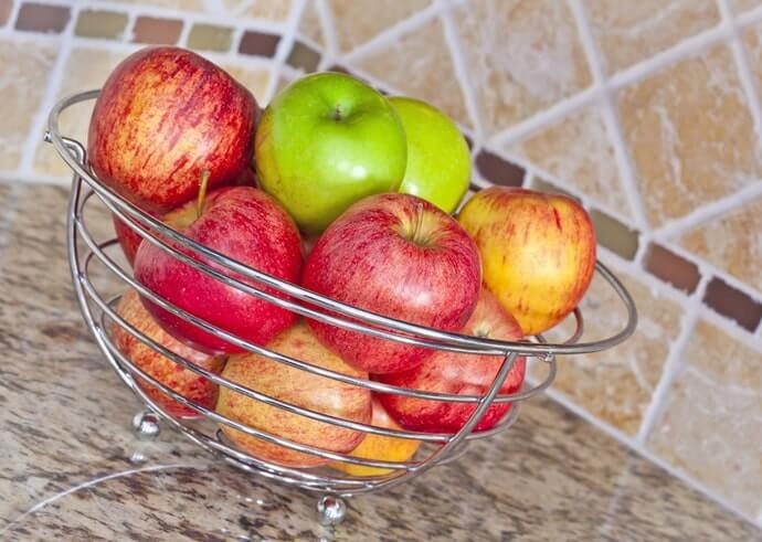 Pastikan produk bersirkulasi udara baik agar suhu dan kelembapan buah terjaga