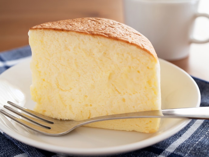 Japanese cheese cake: Teksturnya fluffy dan lumer di mulut