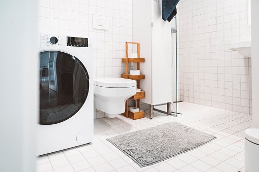 Untuk kamar mandi dan dapur, pilih karpet berukuran 90 cm x 60 cm