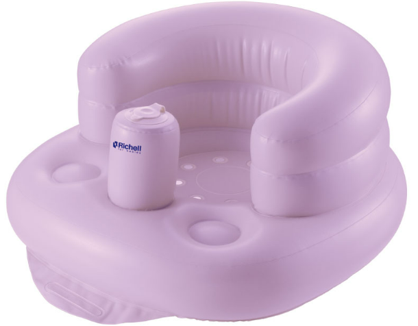Bahan plastik PVC dan bahan busa, nyaman untuk kulit bayi