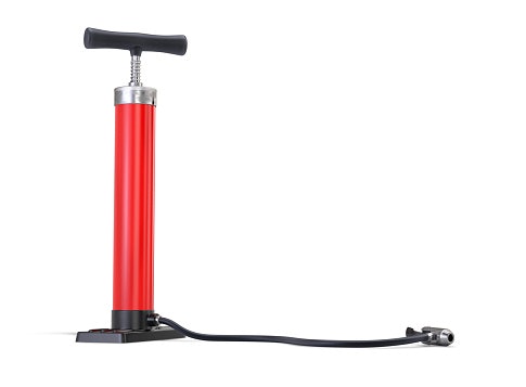 Floor pump: Untuk mengisi udara pada bola dan sepeda keranjang