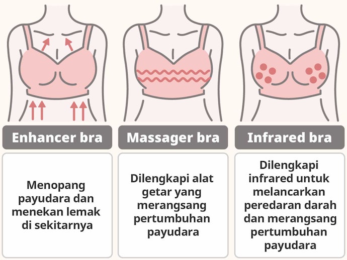 Pahami dan pilihlah bra sesuai kebutuhan payudara 