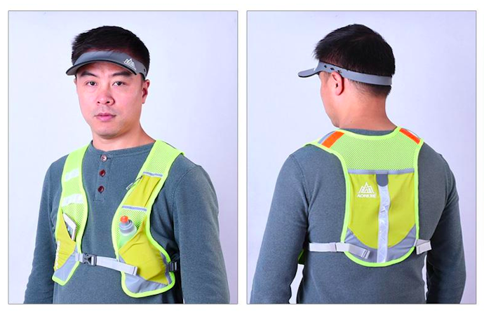 Hydration vest: Tidak mudah berguncang karena ukurannya fit di badan