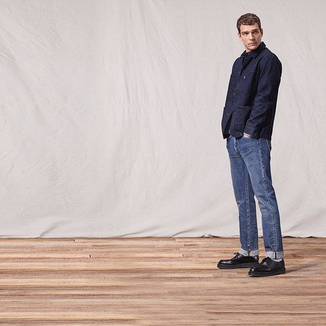 Seri 501® dan 505™, straight jeans klasik yang berkesan rapi