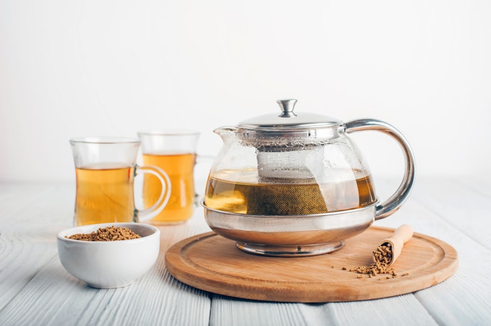 Tipe keranjang yang dapat dimasukkan ke dalam teko teh