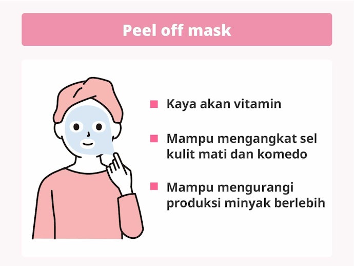Peel off mask, membersihkan pori secara mendalam