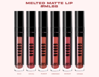 Melted Matte Lip MLBB, dapat menutupi warna bibir yang gelap