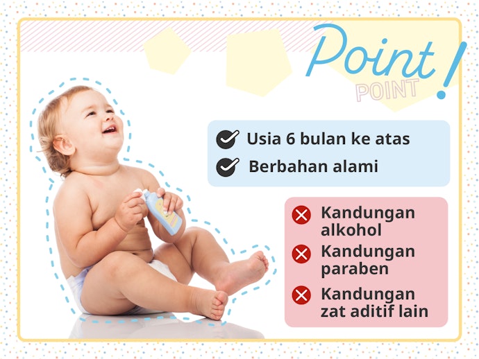 Pilih bahan alami yang aman bagi bayi