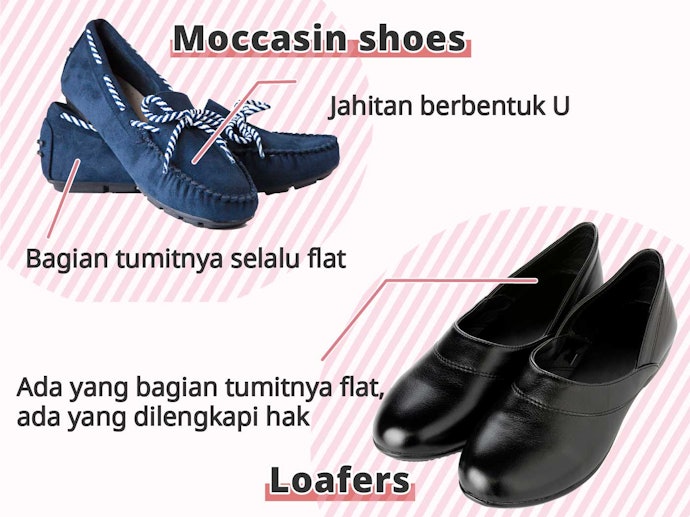Apa perbedaan sepatu moccasin dan loafers?