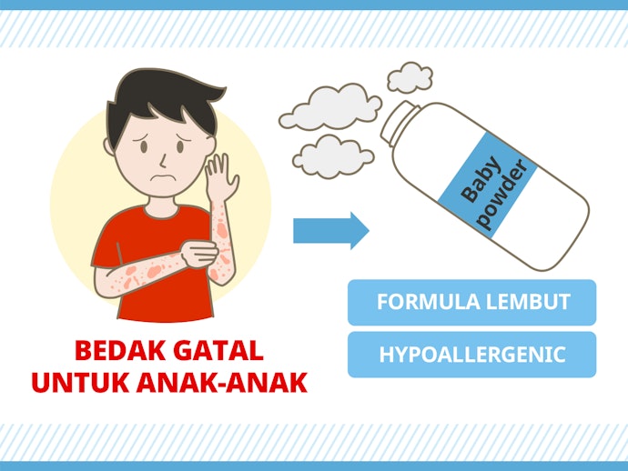 Untuk anak, formula lebih ringan dan memiliki label hypoallergenic