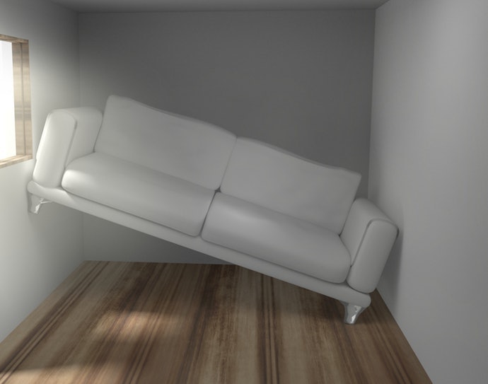 Sesuaikan ukuran sofa angin dengan luas ruangan