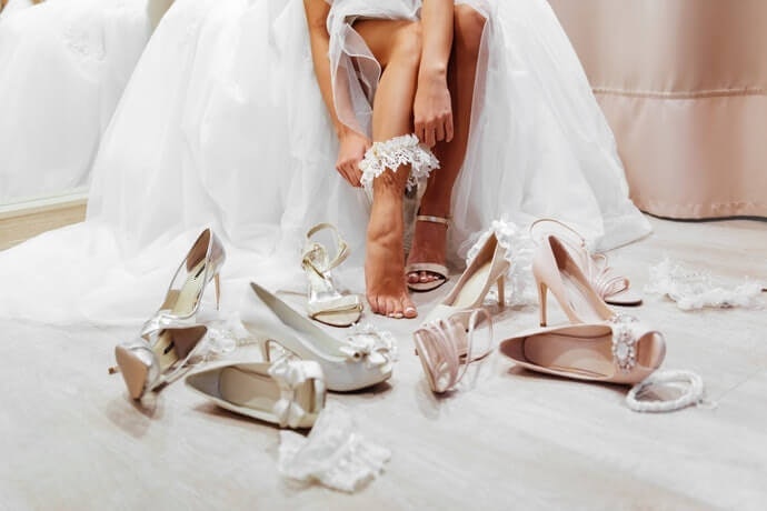 Menyewa sepatu pengantin juga dapat menjadi solusi