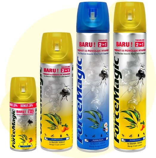 Obat nyamuk aerosol spray, usir nyamuk secara kilat