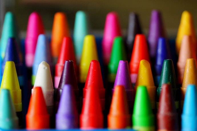 Apakah crayon berbasis kapur?