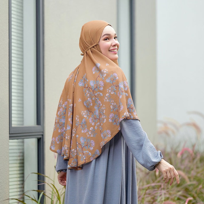 Hijab motif, memberikan kesan modis dan stylish