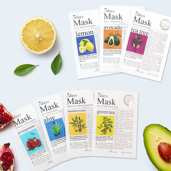7 Days Mask: Tujuh bahan alami sesuai kebutuhan kulit Anda