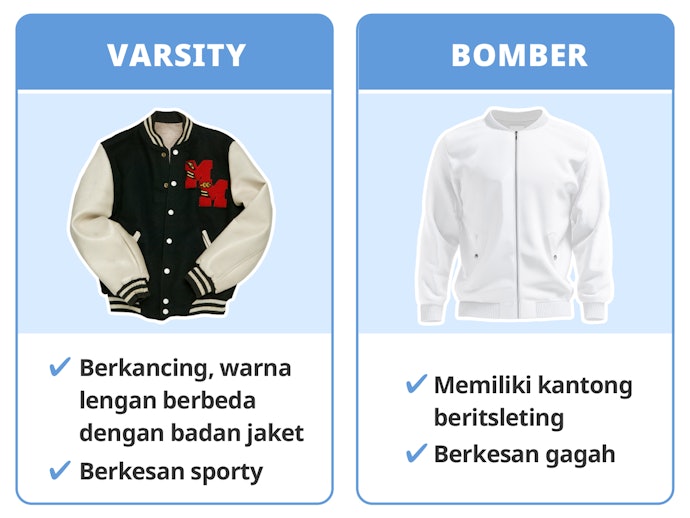 Bomber dan varsity : Outfit keren untuk hangout 