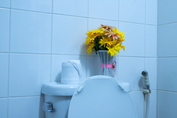 Pertimbangkan pembersih toilet yang mengandung pewangi