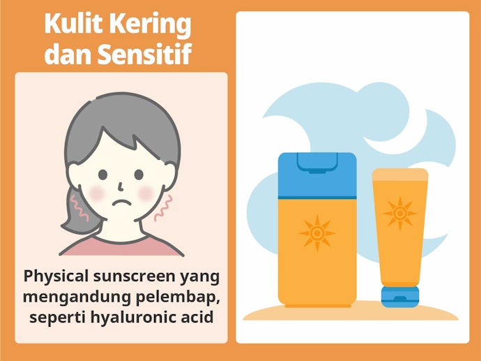 Sunscreen mineral berbahan aktif melembapkan: Untuk remaja dengan kulit kering dan sensitif