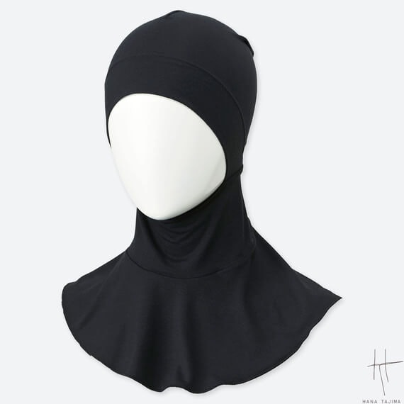 Model ninja underscarf: Menutupi dengan sempurna hingga ke bagian leher