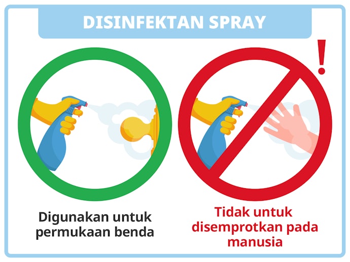 Ketahui bahan aktif dalam disinfektan spray