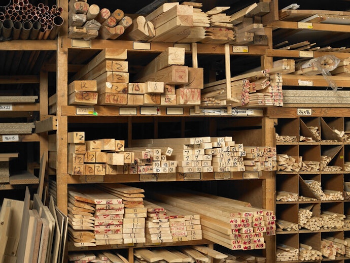 Bahan kayu solid alami, lebih natural dan tahan lama